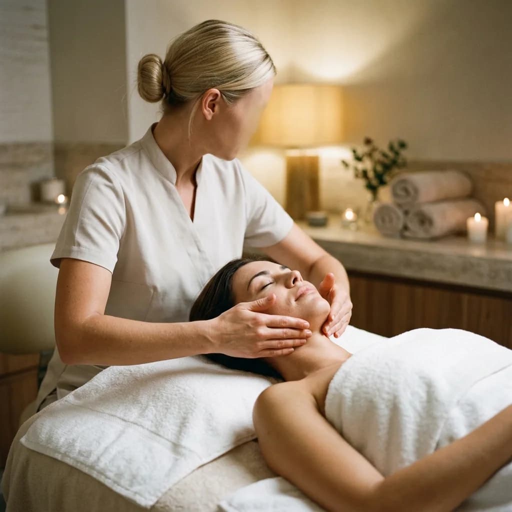 Masaż twarzy Kobido w salonie beauty