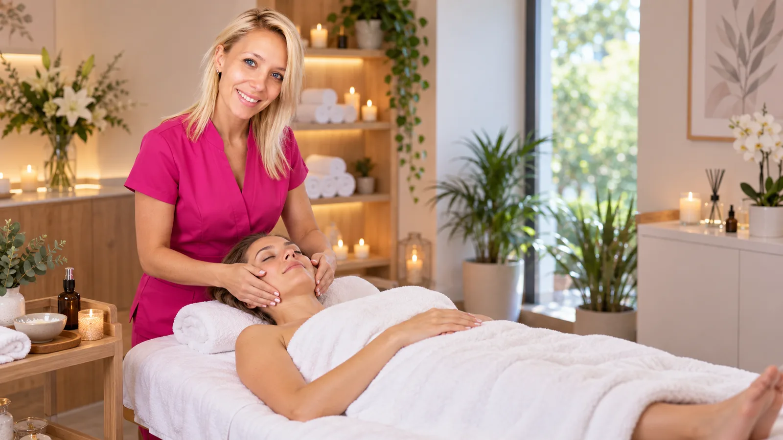 Masaż twarzy Kobido w salonie beauty