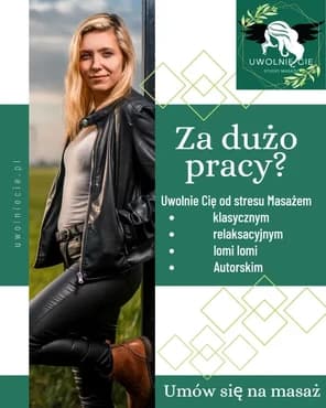 Grafika reklamowa Uwolnię Cię z mocniejszym tonem marki